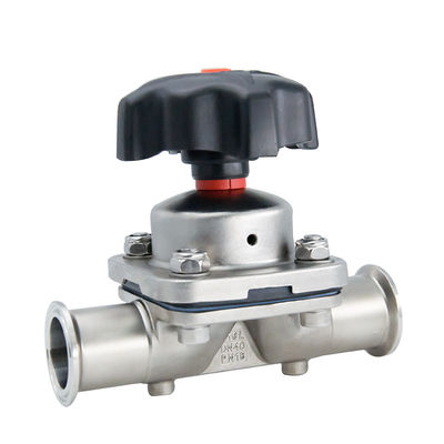DN8-DN50 Sanitary Stainless Steel 316L DIN Composite Diaphragm Valve for Pharmaceutical