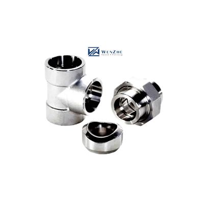 1&quot; DN25 Stainless Steel Forged Socket Welding Tee SW Pipe Fitting 304 316 316L