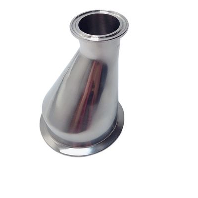 Sanitary 304 316L Stainless Steel Tri Clamp Connection Eccentric Reducer/ Dairy Pipe Transition Pipe Fittings 1/2''-12.0