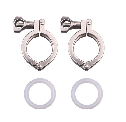 Food Grade Stainless Steel Single Pin Clamps for Sanitary Max Pressure 10bar 145PSI
