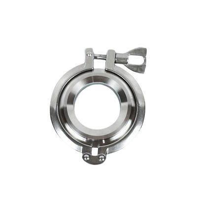 ISO 9001 Certified Sanitary 304 316L Stainless Steel Clamp Connection End Sight Glass