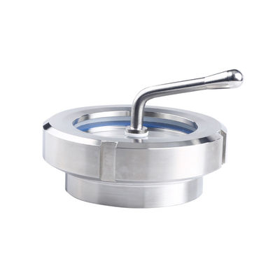 10bar Sanitary Stainless Steel 304/316L Welded Tube Union Sight Glass with Wiper