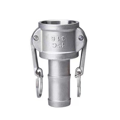 Socket Threaded Locking 304 316 Straight Sockets with Locking Levers Barbed Hose Camlock C Cam ...