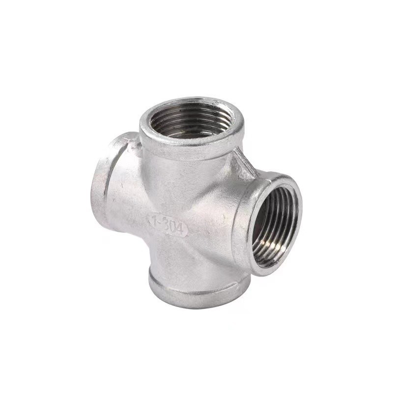 Four Way Equal Male And Female Threaded Cross NPT BSP in Stainless ...
