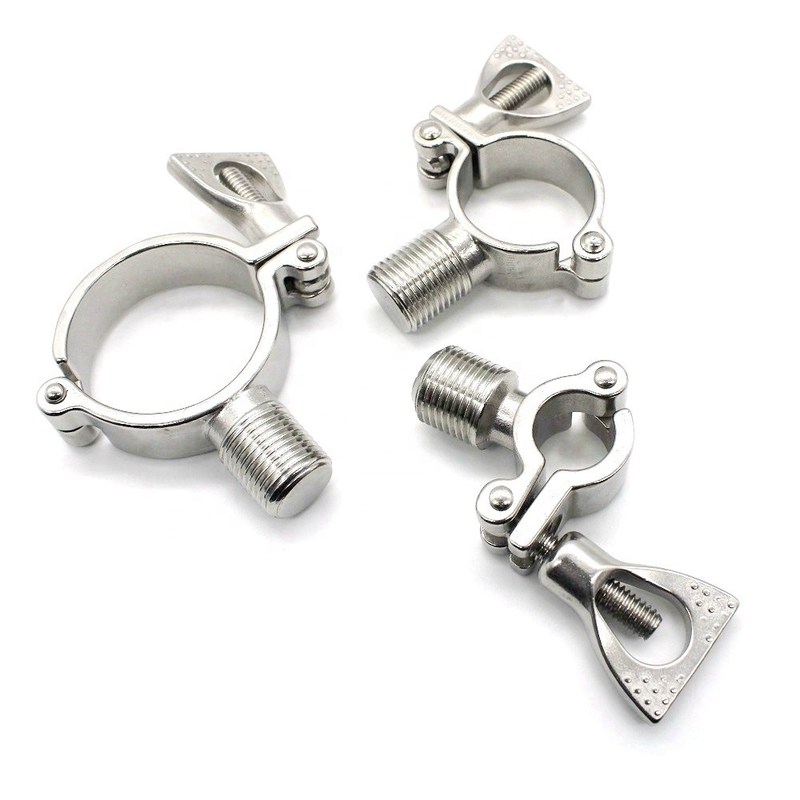 Square Head Male Thread Pipe Support Clamp with Quick Connection ...