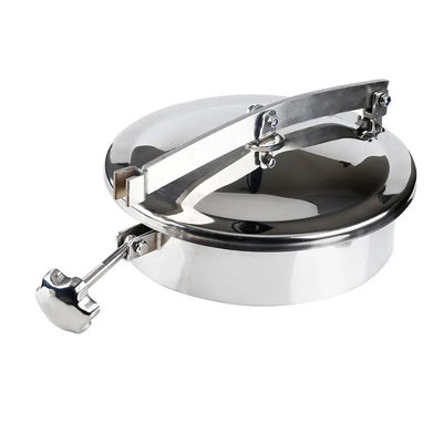 Food Grade SS304/316L Sanitary Stainless Steel Circular Elliptic Manway Cover for Beverage Processing