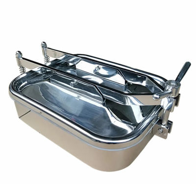 Food Grade SS304/316L Sanitary Stainless Steel Circular Elliptic Manway Cover for Beverage Processing