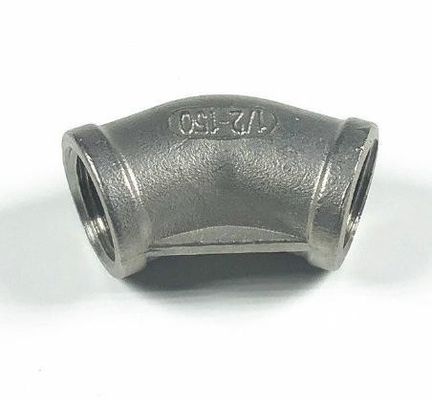 Customized OEM Support for 201 304 Stainless Steel 45 Degree Elbow Female Pipe Fitting