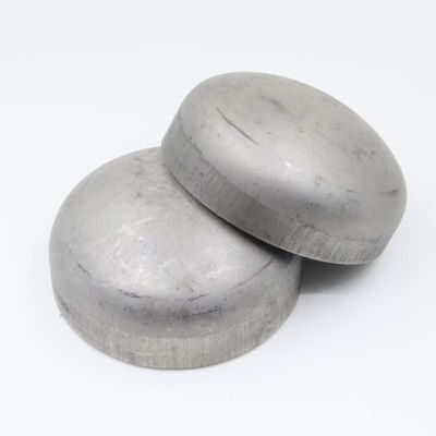 Sanitary SS304/SS316 Welded Oval Head Cap Stainless Steel Spherical End Cap Pipe Fitting