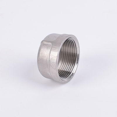 Casting Stainless Steel 201 304 Plumbing Blinds Threaded Round Tube Fitting Caps Pipe Fitting Dome End for Male Cap
