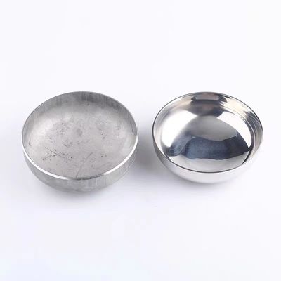 Silver ASTM 12 Inch Oil Seamless End-Cap Titanium Air Valve Cap End Dished Tank Head