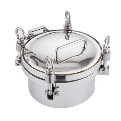 Female Thread Pressure Cast Frp Round Manhole Cover Stainless Steel for Industrial