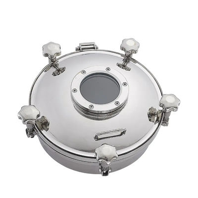 Female Thread Pressure Cast Frp Round Manhole Cover Stainless Steel for Industrial