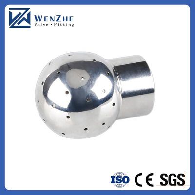 Sanitary 304 316L Stainless Steel 360 Degree CIP Spray Cleaning Ball for Food Beverage