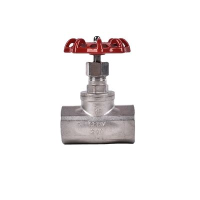 Stainless Steel NPT Control DN15-80 Silver B Type Manual Casting Actuator Globe/Stop Valve