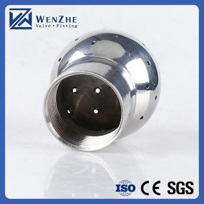 Sanitary 304 316L Stainless Steel 360 Degree CIP Spray Cleaning Ball for Food Beverage