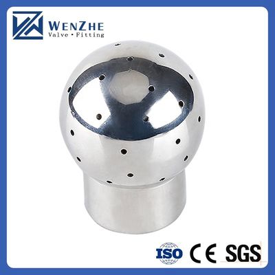 Sanitary 304 316L Stainless Steel 360 Degree CIP Spray Cleaning Ball for Food Beverage