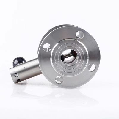Sanitary Stainless Steel 304 316 Pull Rod Flange Butterfly Valve for Food Processing