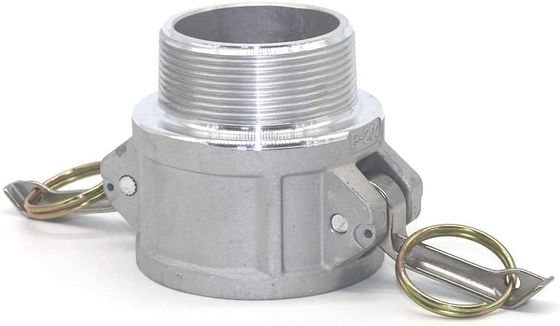 Stainless Steel 301/304/316 Cam Groove Hose Fitting 2" Part B for Secure Connection