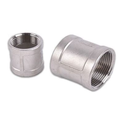 Stainless Steel 304 316 Socket Banded Female Threaded Coupling SS304 201 316 NPT BSPT BSPP