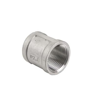 Stainless Steel 304 316 Socket Banded Female Threaded Coupling SS304 201 316 NPT BSPT BSPP