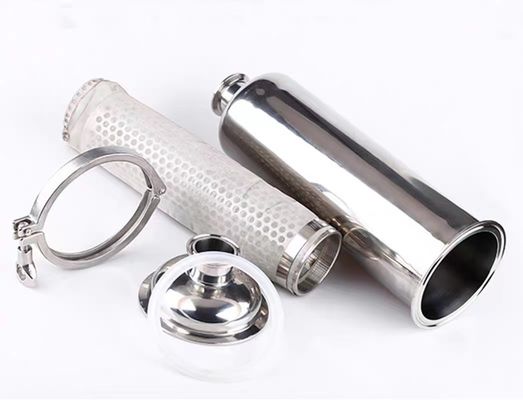 Equal WZ SS304 SS316L Food Grade Microporous Cartridge Filter with Clamp Ends DIN 3A SMS