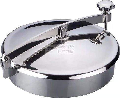 Hight 90mm-100mm Widely Used Sanitary 304/316L Stainless Steel Circular Manhole Cover