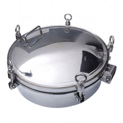 Hight 90mm-100mm Widely Used Sanitary 304/316L Stainless Steel Circular Manhole Cover
