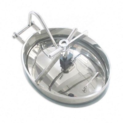 Hight 90mm-100mm Widely Used Sanitary 304/316L Stainless Steel Circular Manhole Cover