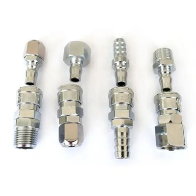 Equal Fuel Check Valve One Way Inline Non Return Diesel Gasoline Silver with Female Thread