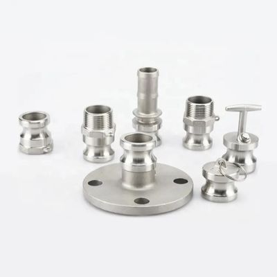 2" Plug x 2" NPT Male Global Type F Camlock Coupling and Groove Hose Fitting for Durable