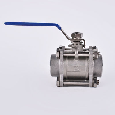 DN15-DN100 Sanitary Stainless Steel 304 Three Pieces Ball Valve for Customized Support