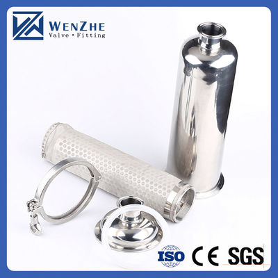 1.5 Inch Tri-Clamp Filter SS304 Sanitary Fittings with Equal Inline Straight Strainer