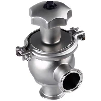 WZ Sanitary SS 304 316 Manual Stop Reversing Valve Angle Type Stop Globe Valve for Pipes
