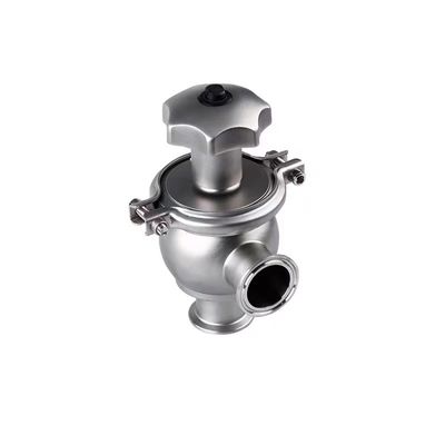 WZ Sanitary SS 304 316 Manual Stop Reversing Valve Angle Type Stop Globe Valve for Pipes