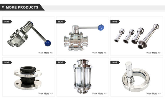 Customizable 3 Inch Tri Clamp Type Sight Glass for Flow Monitoring in Sanitary Systems