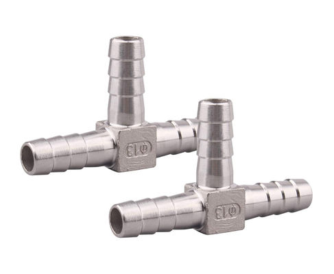 Female Stainless Steel Hose Barb 3 Way Tee T Shape Barbed 1/2 inch Union Home Brew Fitting