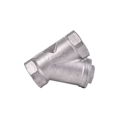 Y Type Strainer Filter Valve for Female Thread Connection DN50 Stainless Steel 201 304