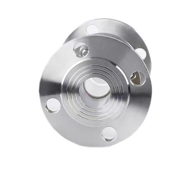 WZ Stainless Steel 304 316 Flange Connected Pipeline Sight Glass for Pressure Systems