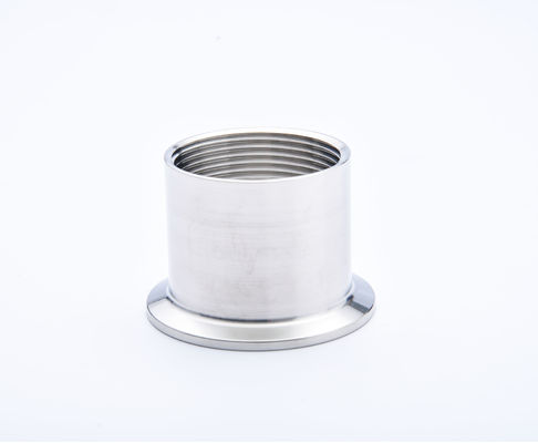 304 Stainless Steel Vacuum Connector Flange Blind Fitting with Quick-Connecting Clamp