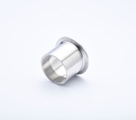 304 Stainless Steel Vacuum Connector Flange Blind Fitting with Quick-Connecting Clamp