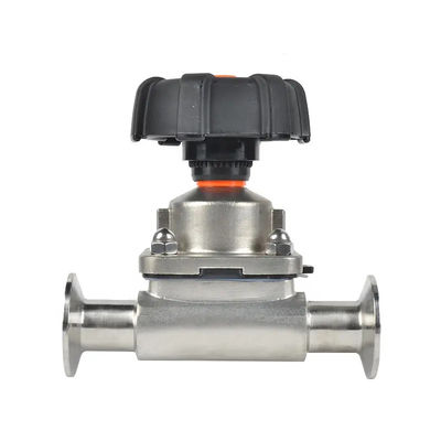 Stainless Steel Sanitary Tri-Clamp 3-Way Diaphragm Valve for Customized Requirements