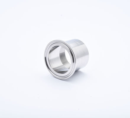 304 Stainless Steel Vacuum Connector Flange Blind Fitting with Quick-Connecting Clamp