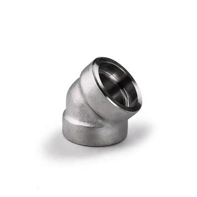 Stainless Steel 304 316 316L 45 Degree Socket Welded Elbow 3000 6000 9000
