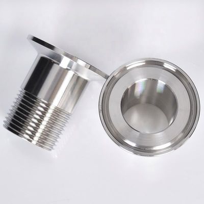 ODM Supported Tri Clamp Npt Bsp Pipe Fittings Male Thread Adapter/Coupling in SS304