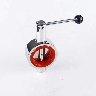 Stainless Steel 304 316 Silver Duck Beak Butterfly Valve with Customized Support OEM