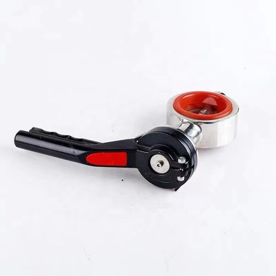 Stainless Steel 304 316 Silver Duck Beak Butterfly Valve with Customized Support OEM