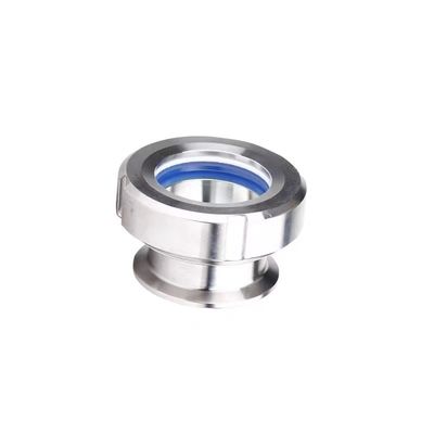 WZ Sanitary SS304 316 Welding Connection Round Sight Glass with Stainless Steel Flange