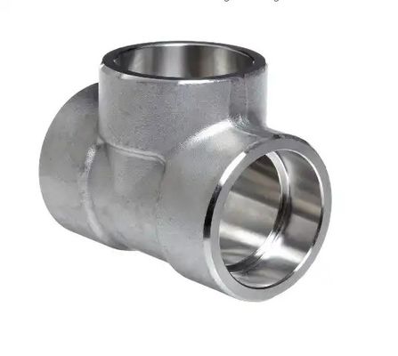 1&quot; DN25 Stainless Steel Forged Socket Welding Tee SW Pipe Fitting 304 316 316L