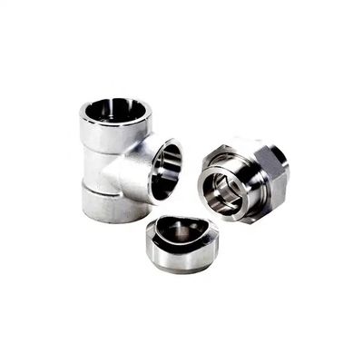 1&quot; DN25 Stainless Steel Forged Socket Welding Tee SW Pipe Fitting 304 316 316L